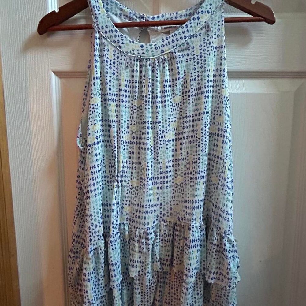 Rose Women's Blue and White Blouse
